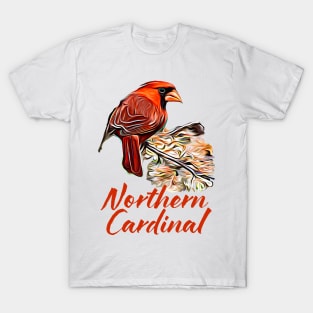 Northern Cardinal Red T-Shirt